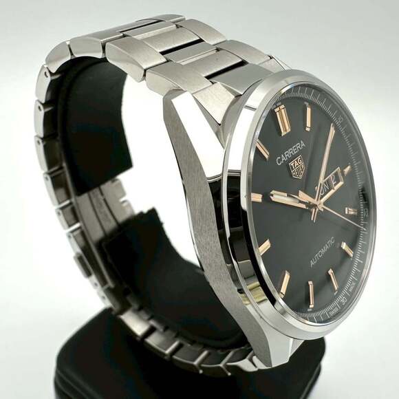 TAG HEUER Carrera Calibre 5 Day Date WBN2013.BA0640 Automatic Stainless Steel...